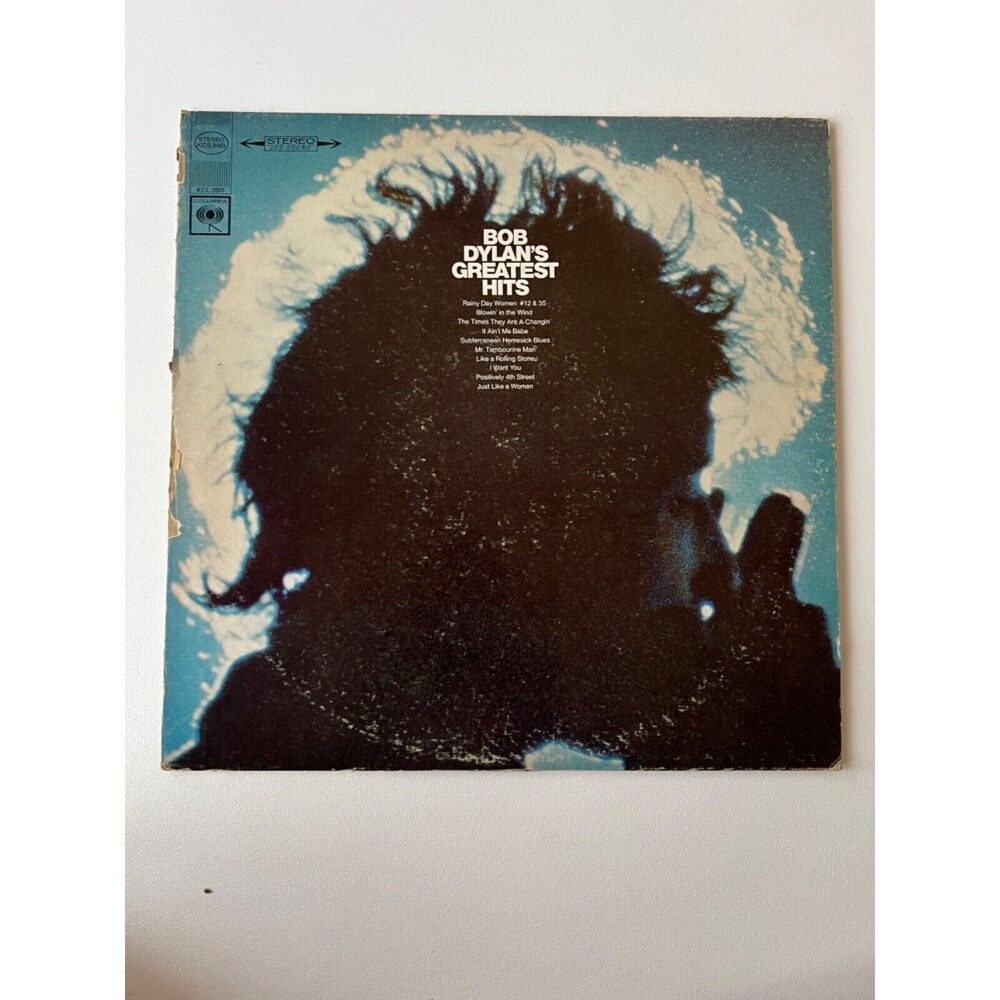 Bob Dylan's Greatest Hits Columbia 2 Eye KCS 9463 EX Cleaned Split Spine